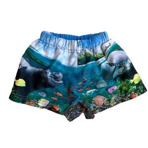 Molo Swim Trunks Shorts Bathing Suit Baby Boys 9-12 Months Animals